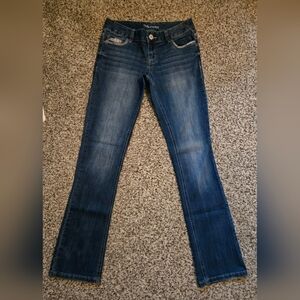 Maurices Bedazzled Straight Leg Jeans